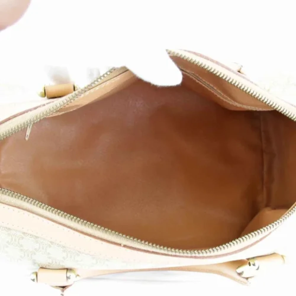 Celine Vintage Pre-owned Fabric celine-bags Beige Dames