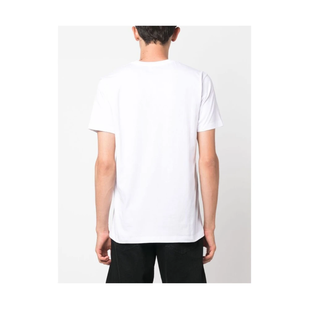 Iceberg Katoenen Logo Print Crew Neck T-shirt White Heren