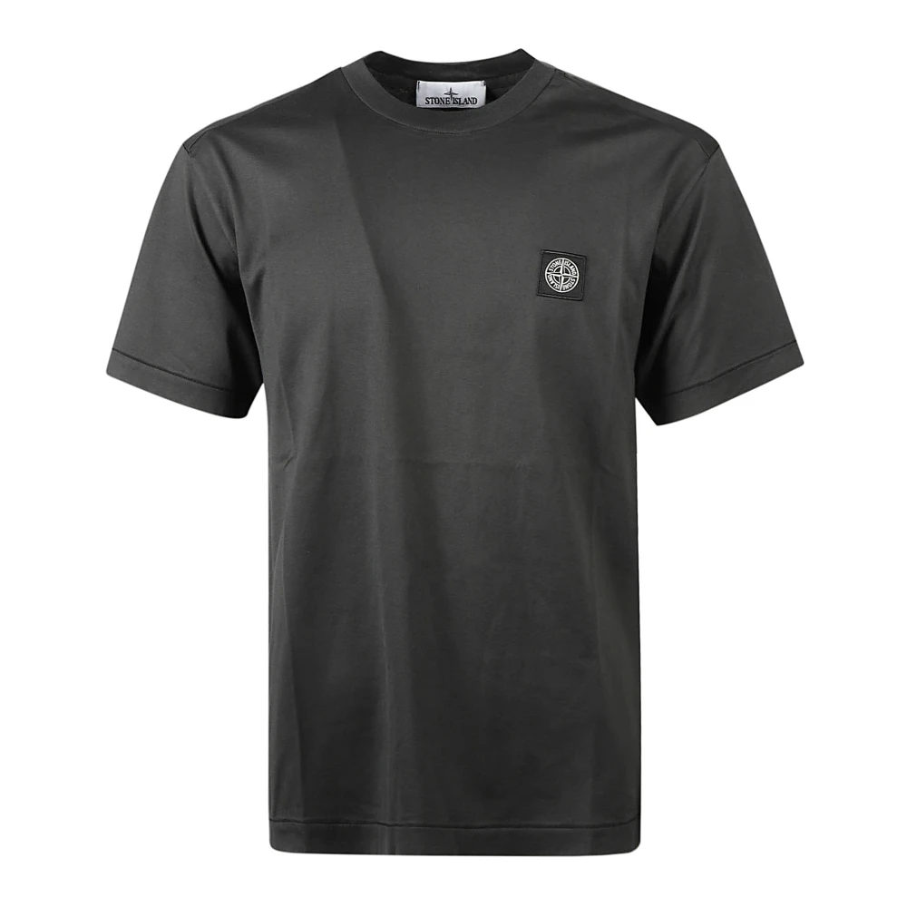Stone Island Casual Katoenen T-shirt in Diverse Kleuren Gray Heren