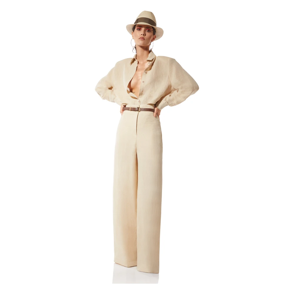 MVP wardrobe Malibù Broek Beige Dames
