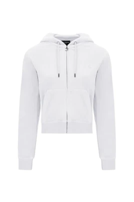 Bomullsvelour Hoodie