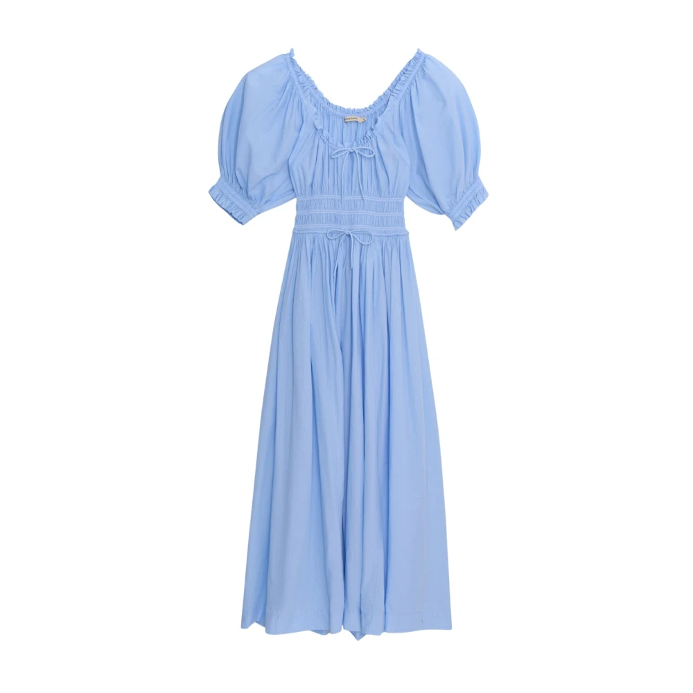 The New Society Eleni Jurk Poederblauw Blue Dames