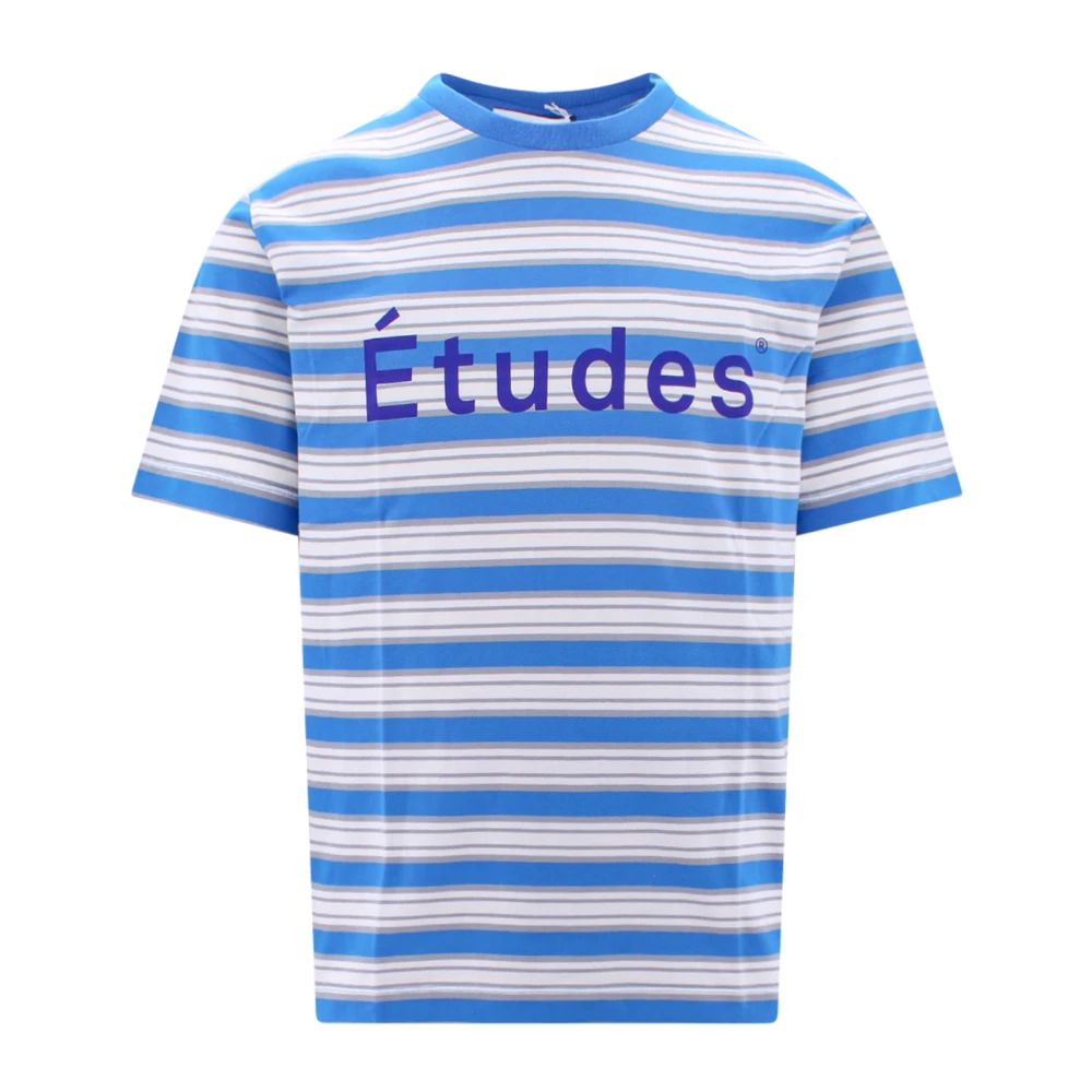 Études T-Shirts Blue Heren