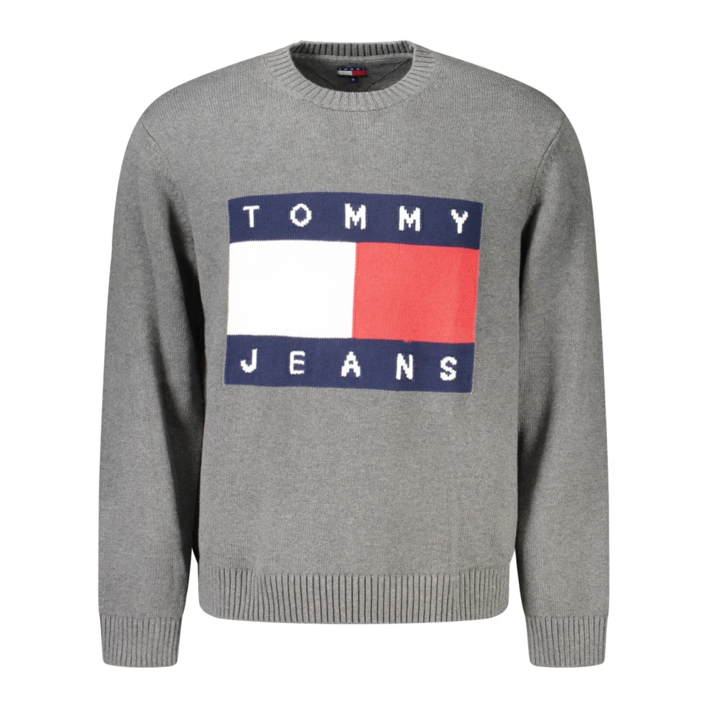Tommy Hilfiger Men's Gray Round-Neck Knitwear