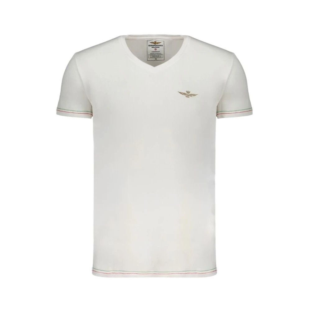 Aeronautica Militare Herren Weiß Oberteile, Lgröße: