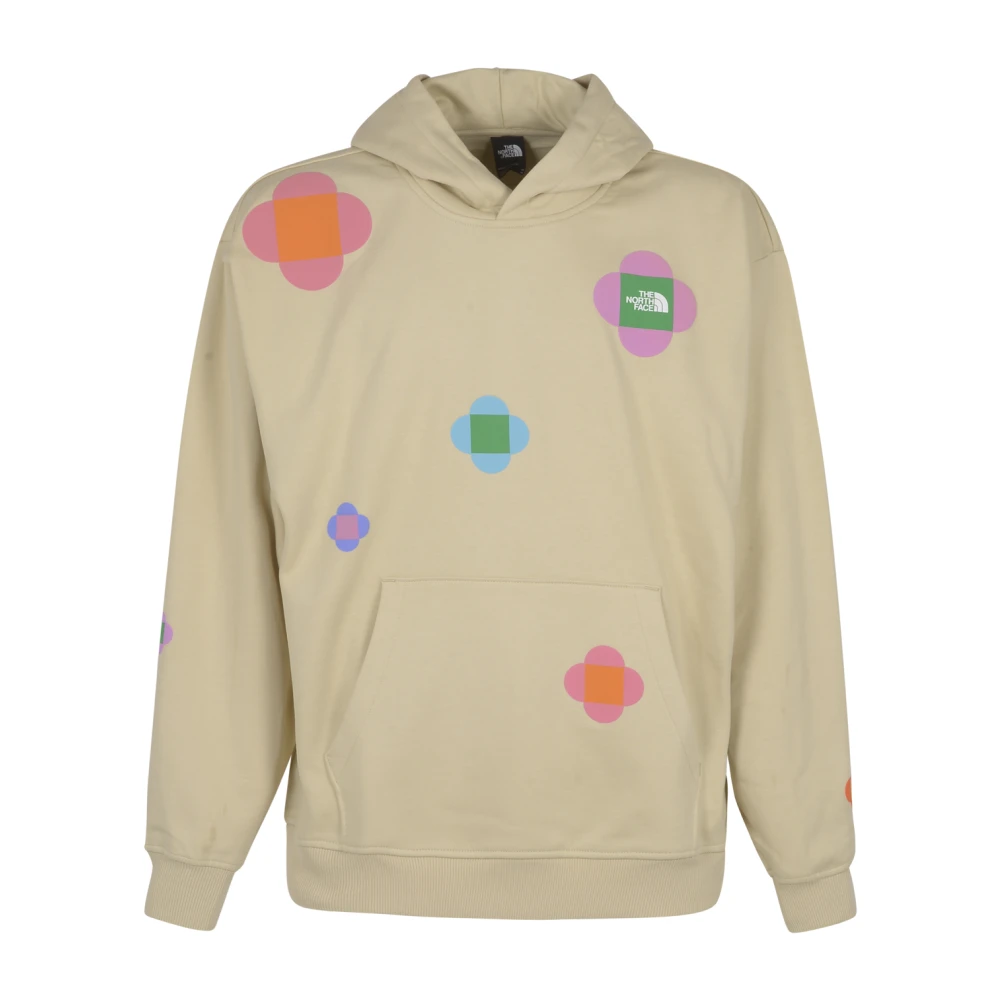 The North Face Beige Sweater Laten we samen bloeien Beige Heren