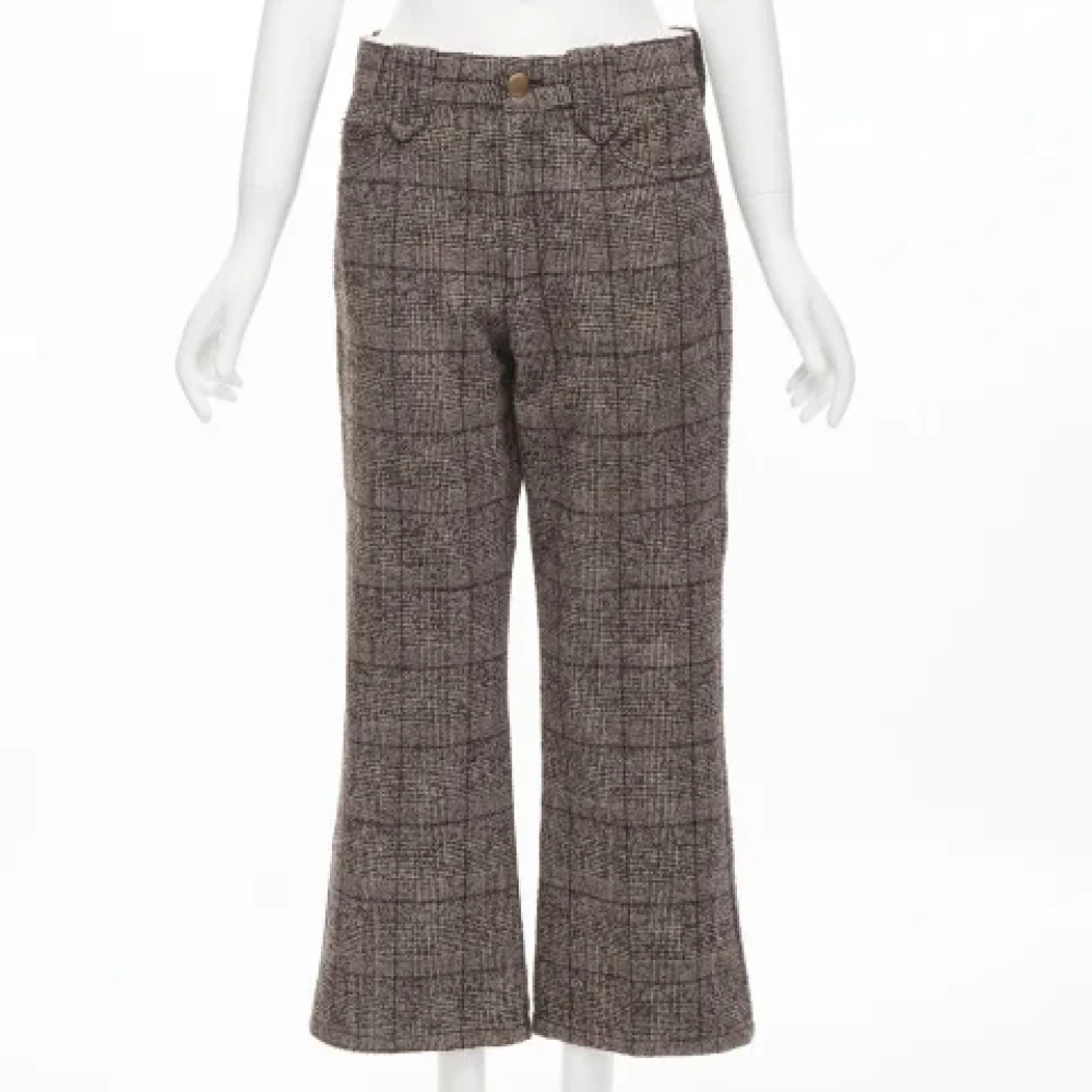 Marc Jacobs Pre-owned Wool bottoms Brown Dames
