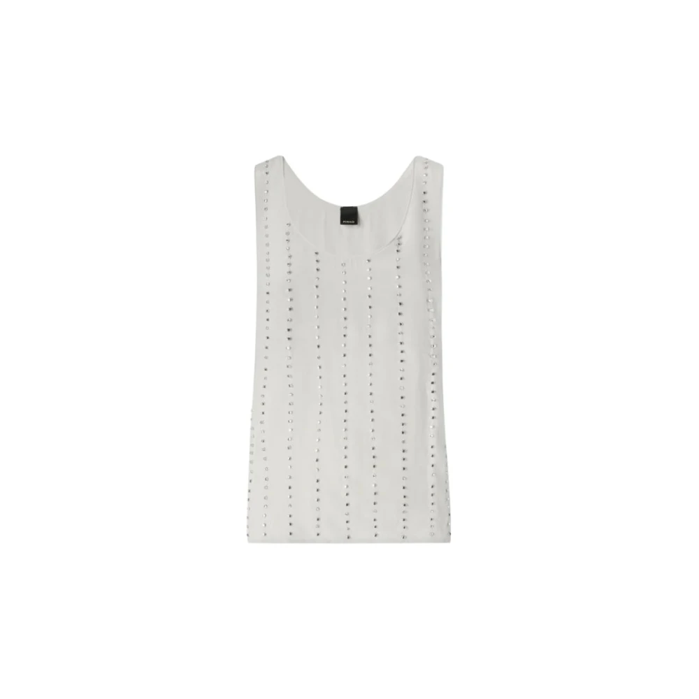 Pinko Tessa Top Tops Mujer Gris M Tessa Top