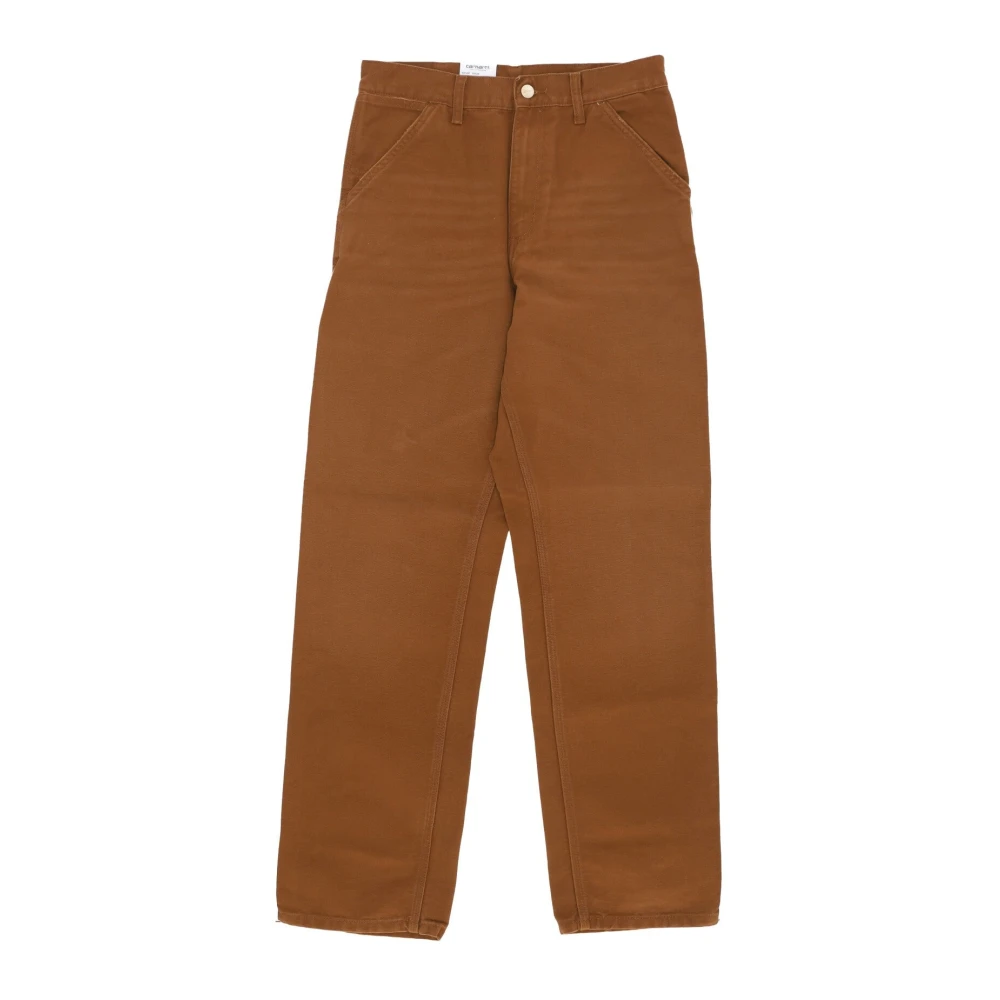 Carhartt WIP Werkbroek Jeans Single Knee Pant Bruin Brown Heren