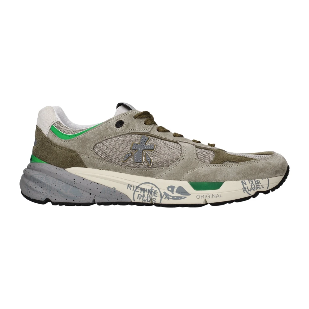 Premiata Men's Gray Sneakers, 8 Uk, Mase 25 Trainers