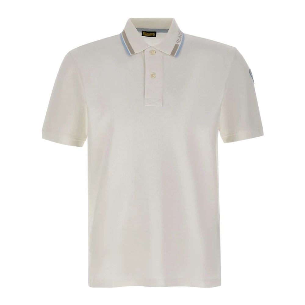 Blauer White Ransom Polo - Male - Polo Shirts - 3XL - Tops