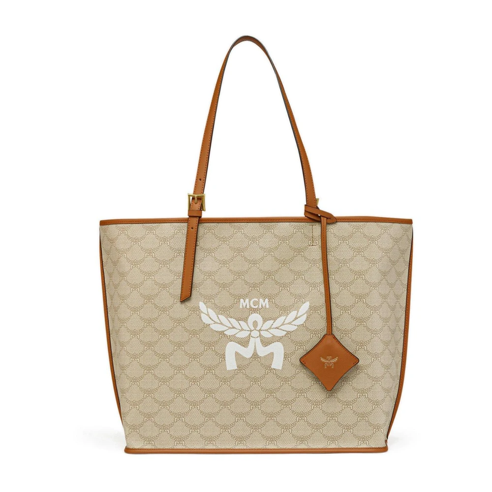 MCM Hemel Shopper in Lauretos Beige Dames