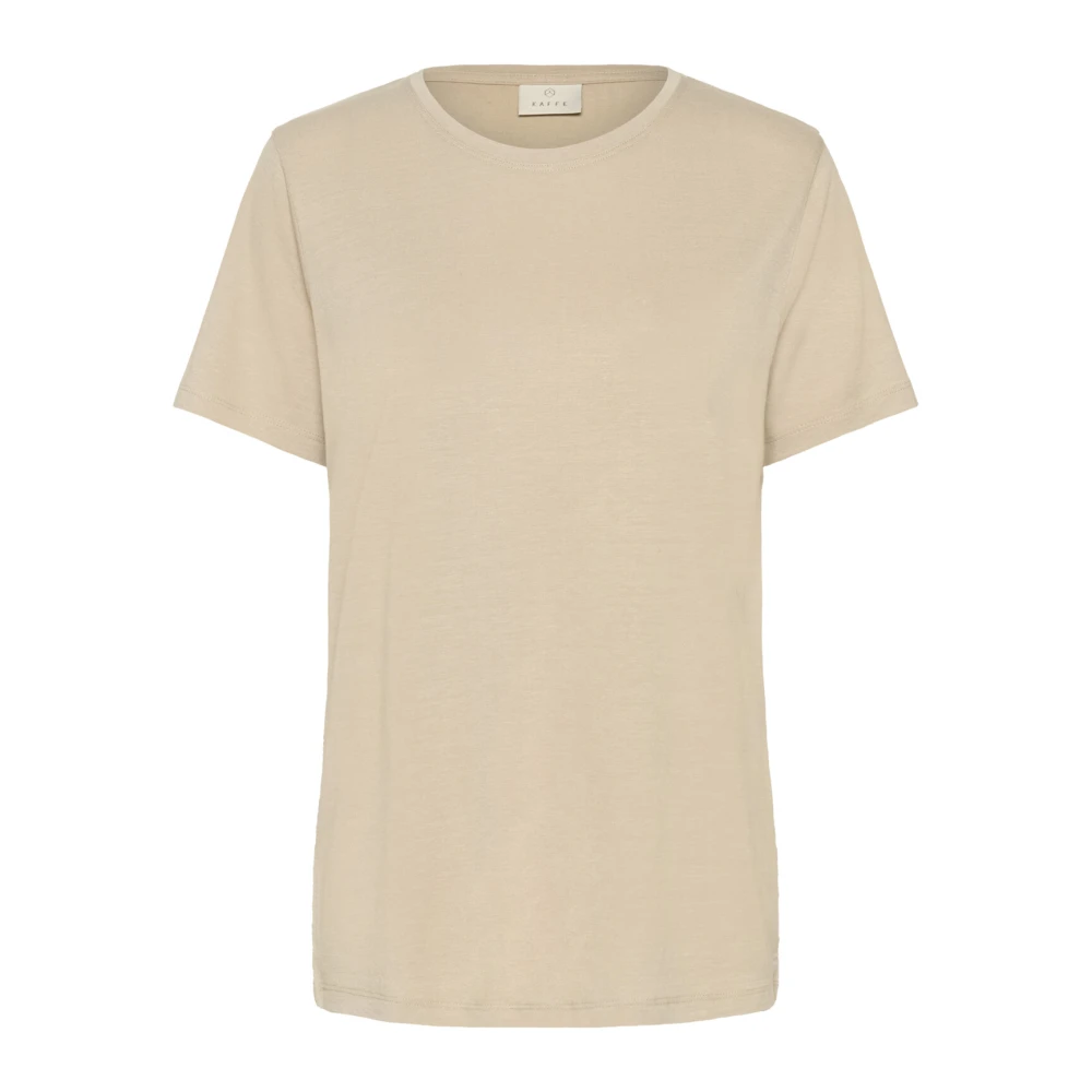 Kaffe - Tops > T-Shirts - Beige - Kaffe - Modalova