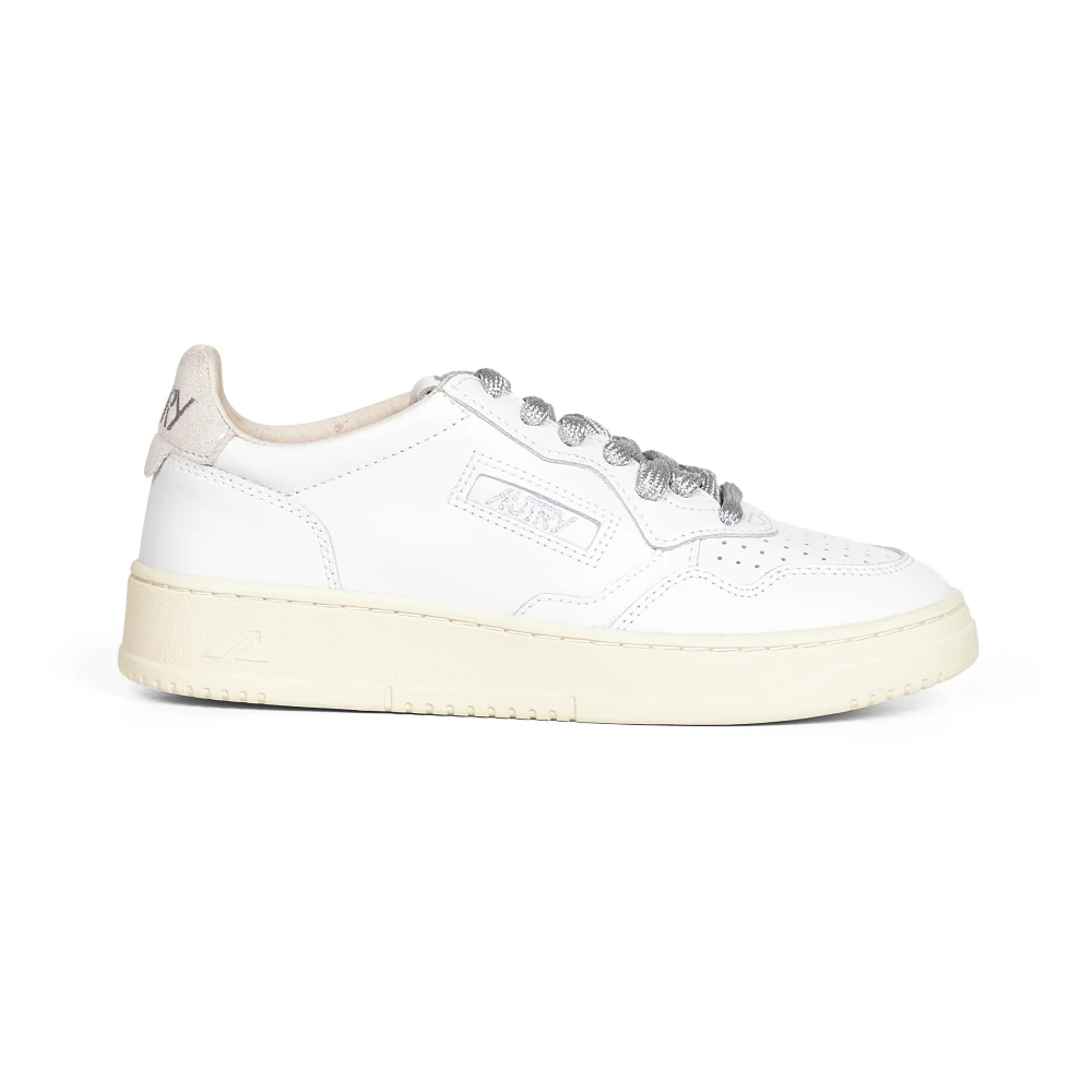 Autry White Sneakers, Female, 8 Uk, Medalist Low Trainers