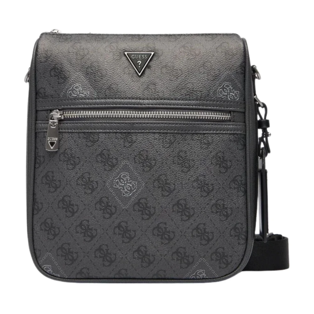 Guess Men's Black Cross Body Messenger, One Size, Milano Crossbody