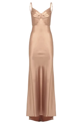 Satin Maxi Dress