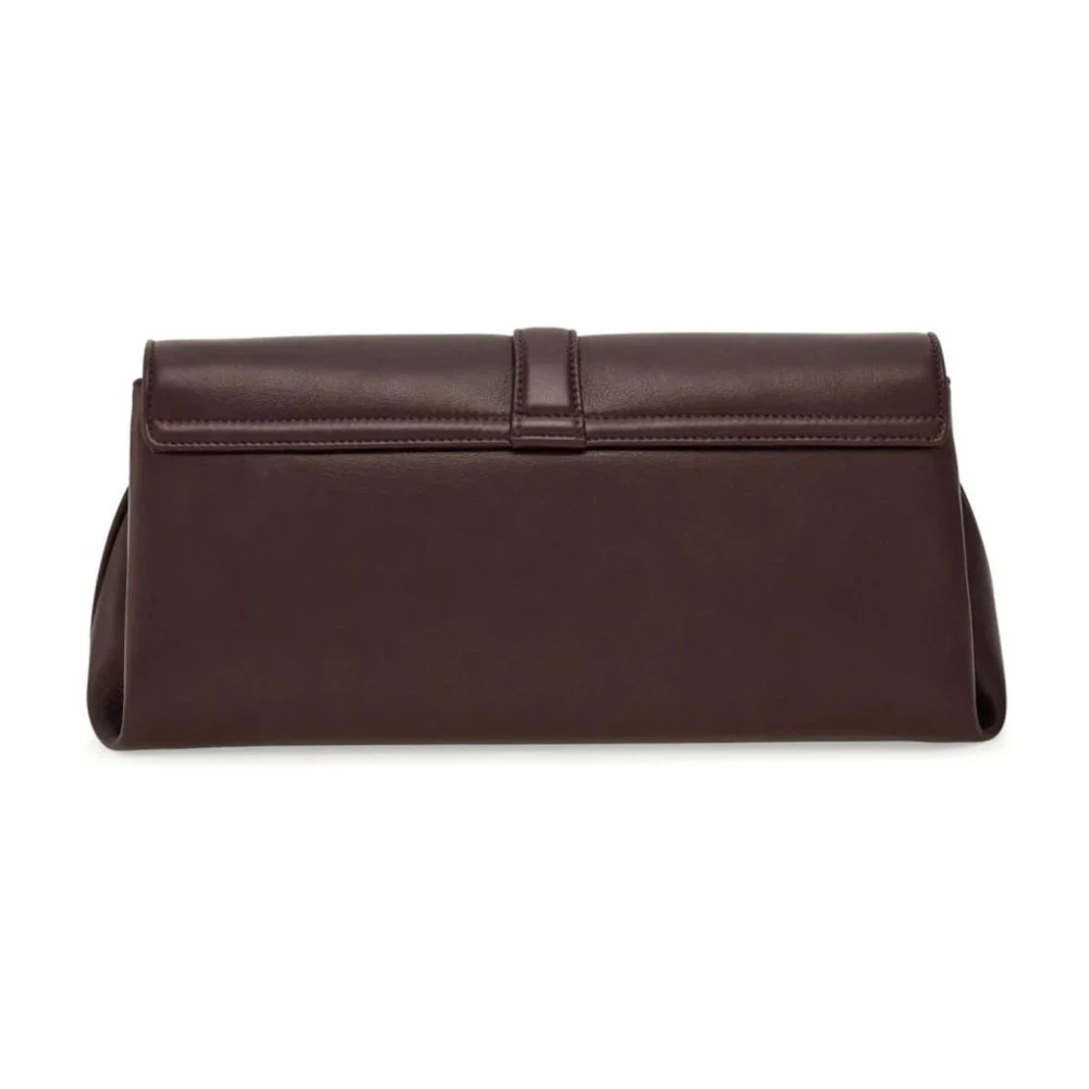 Salvatore Ferragamo Bordeaux Schoudertas met Klep Red Dames