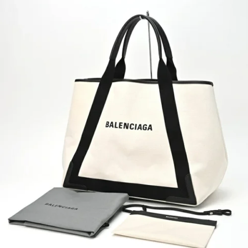 Balenciaga Vintage Pre-owned Canvas balenciaga-bags Black Dames