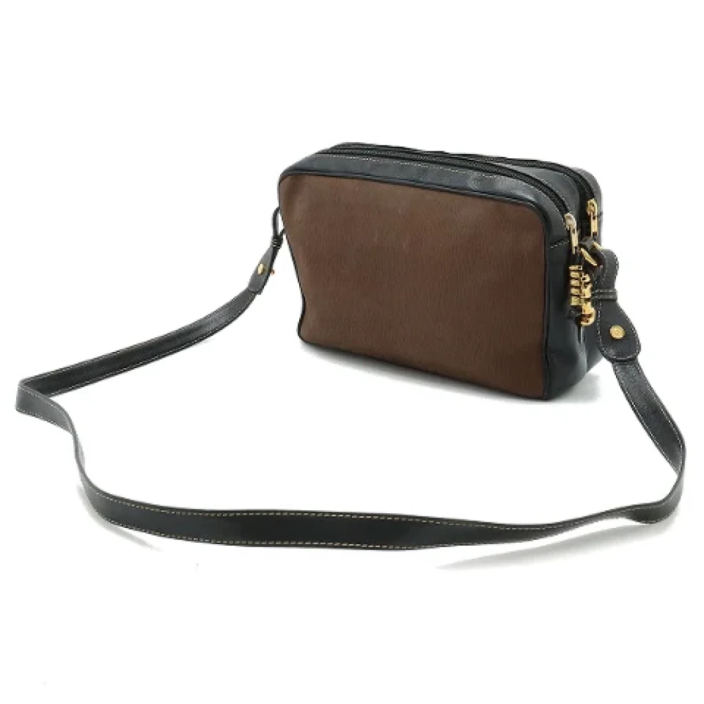 Loewe Pre-owned Leather shoulder-bags Black Dames