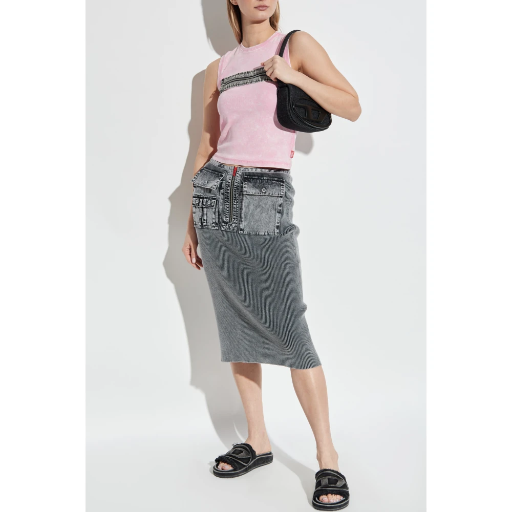 Diesel Top 'T-Arted' Pink Dames