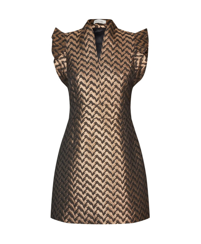 gold-serpentine-cocktail-dress