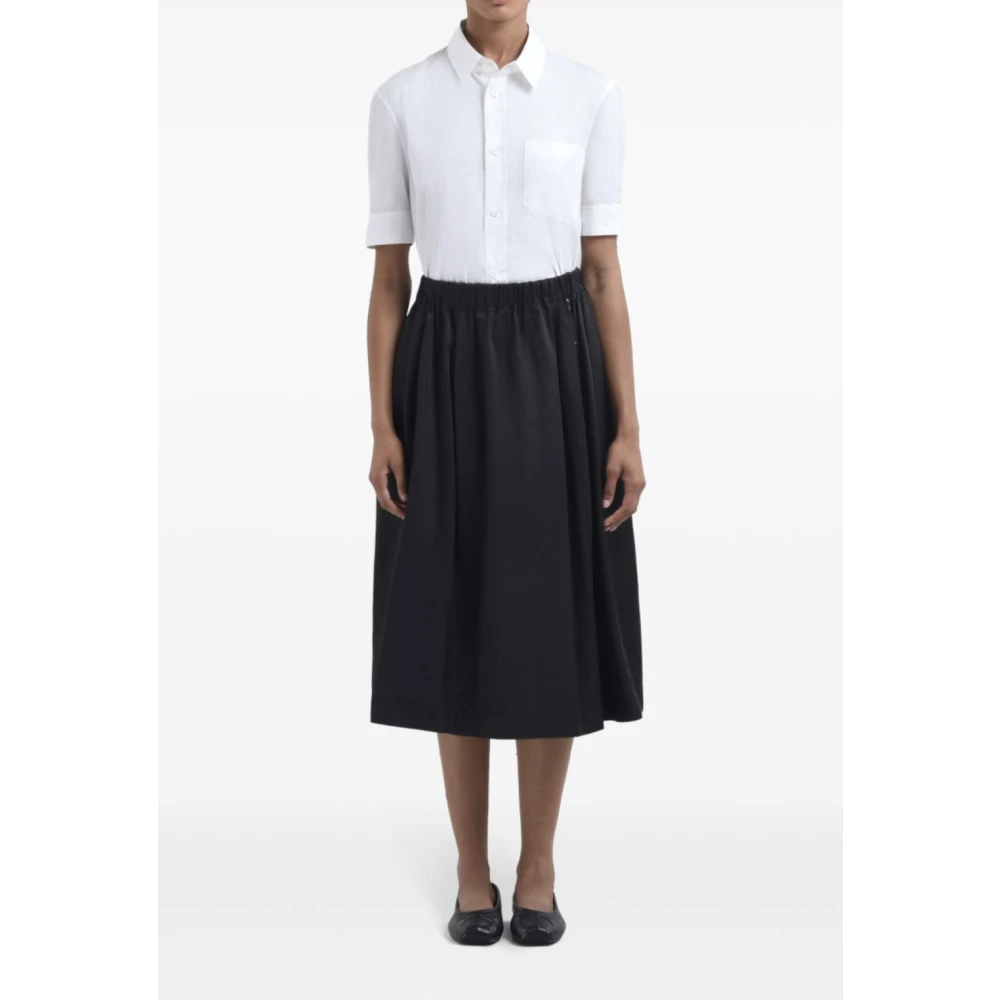 Marni Zwarte A-Lijn Rok Black Dames