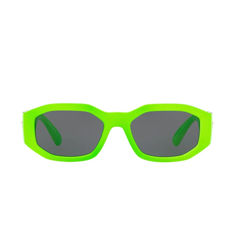 Versace Men's Green/Grey Ve4361 531987 Man Sunglasses Nylon Geometric Normal - Image 4