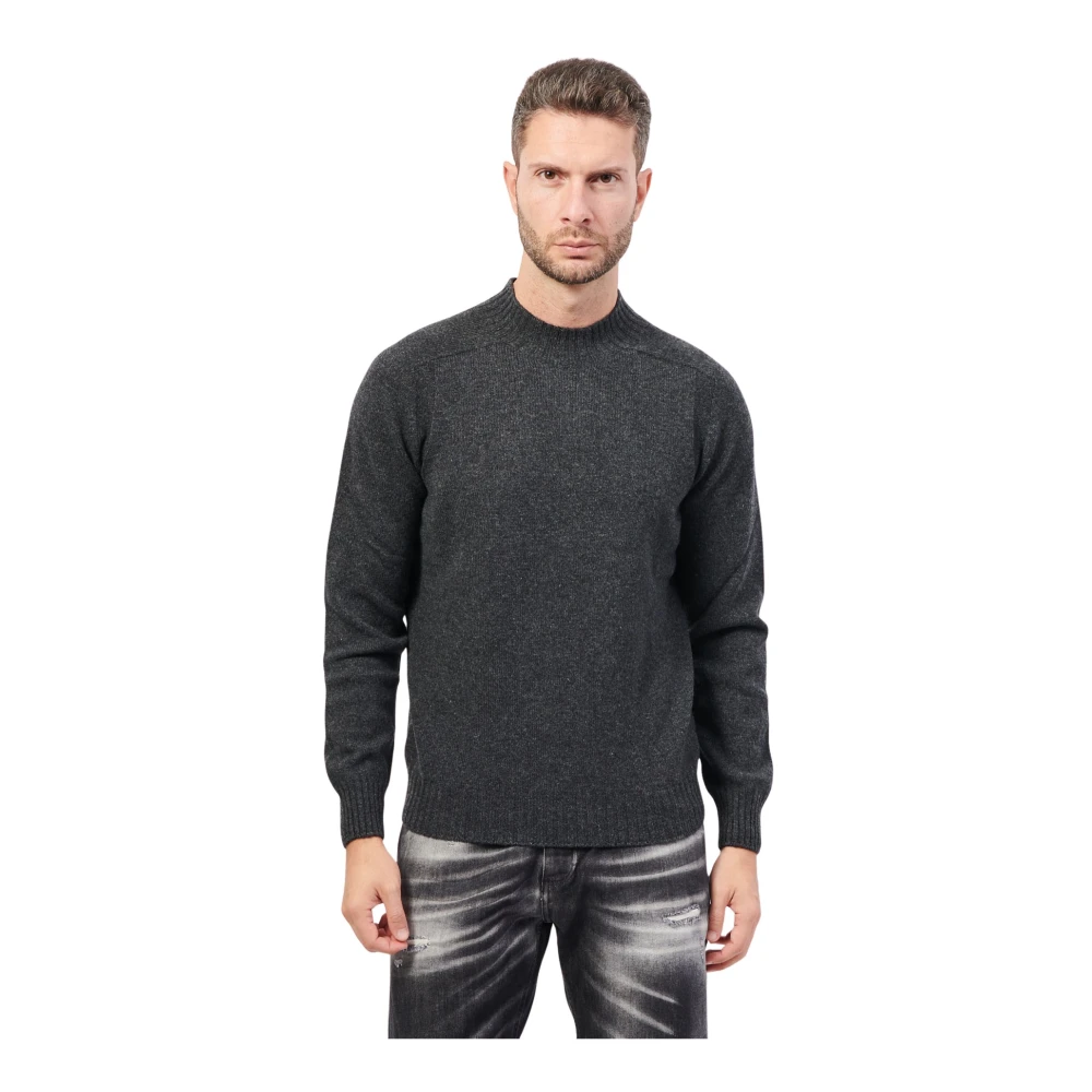 Gran Sasso Alpaca en kasjmier trui in grijs Gray Heren
