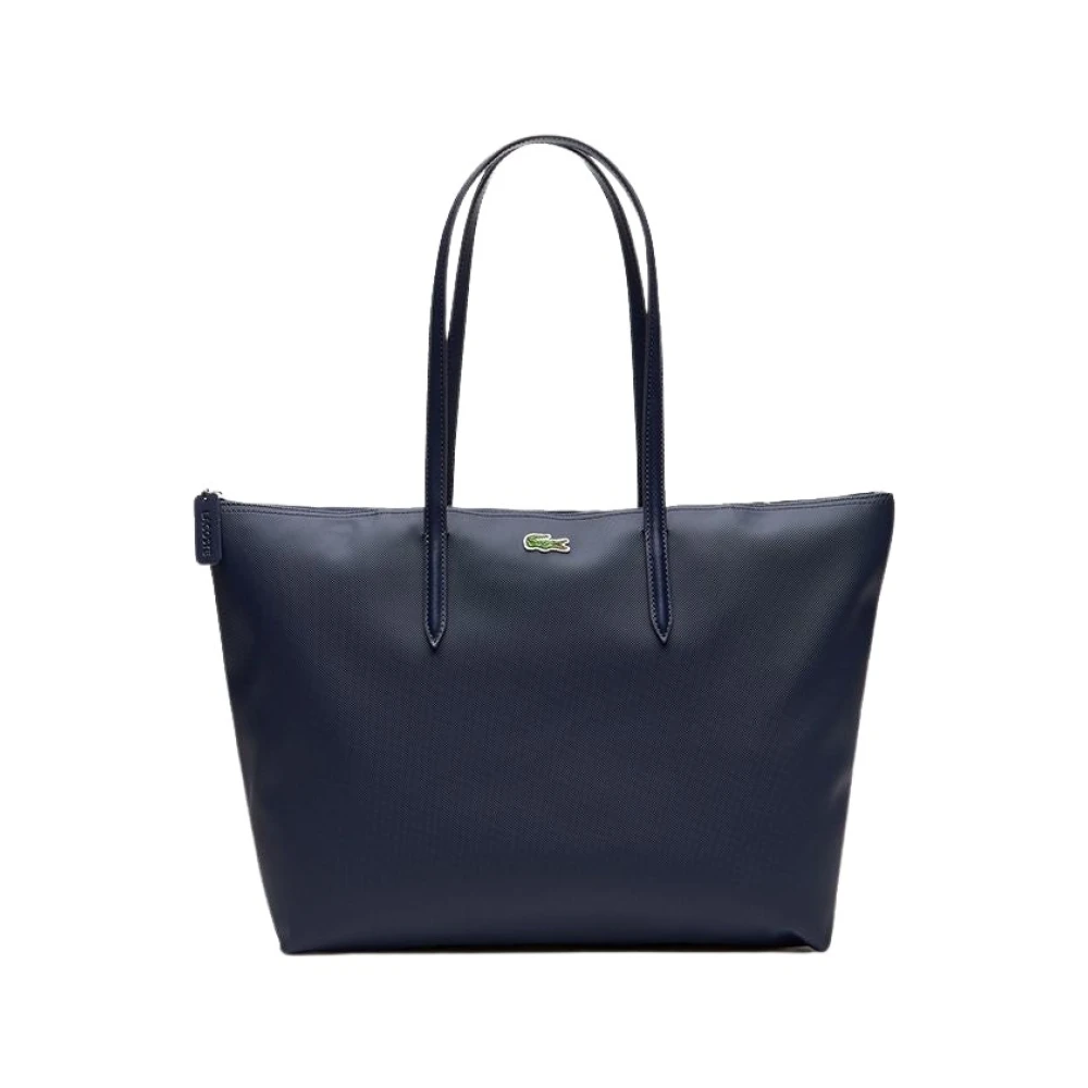 Lacoste Tas met effen kleur en logo Blue Dames