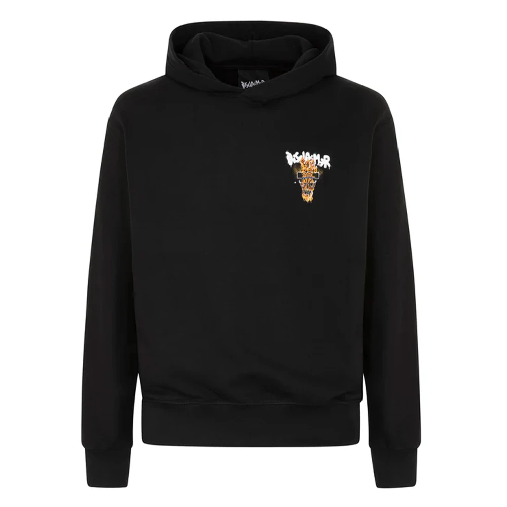 Disclaimer Zwarte hoodie met capuchon Black Heren
