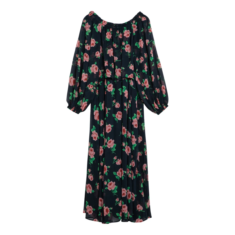 Rotate Birger Christensen Lange Damesjurk Elegante Stijl Multicolor Dames