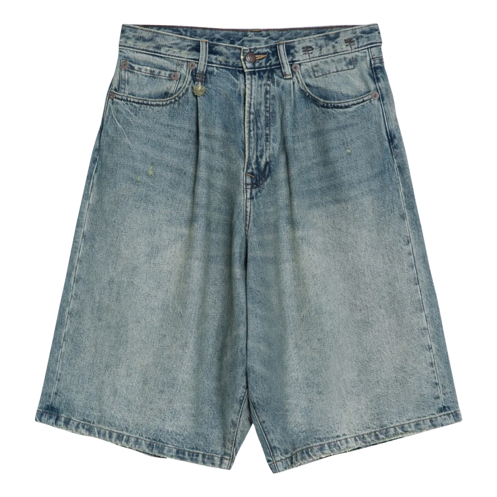 R13 Korte Bermuda Shorts voor Mannen Blue Dames