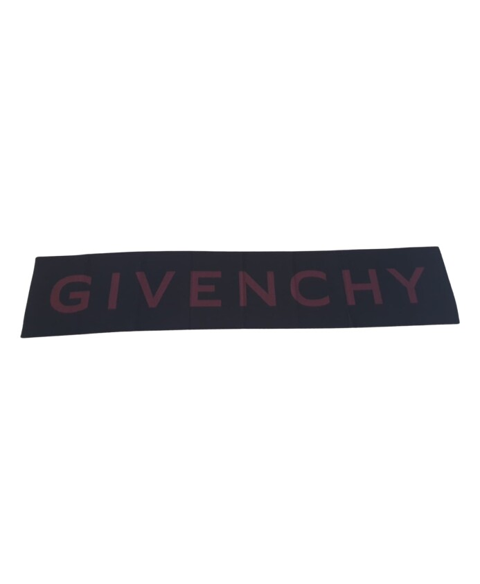 black-wool-scarf-big-logo