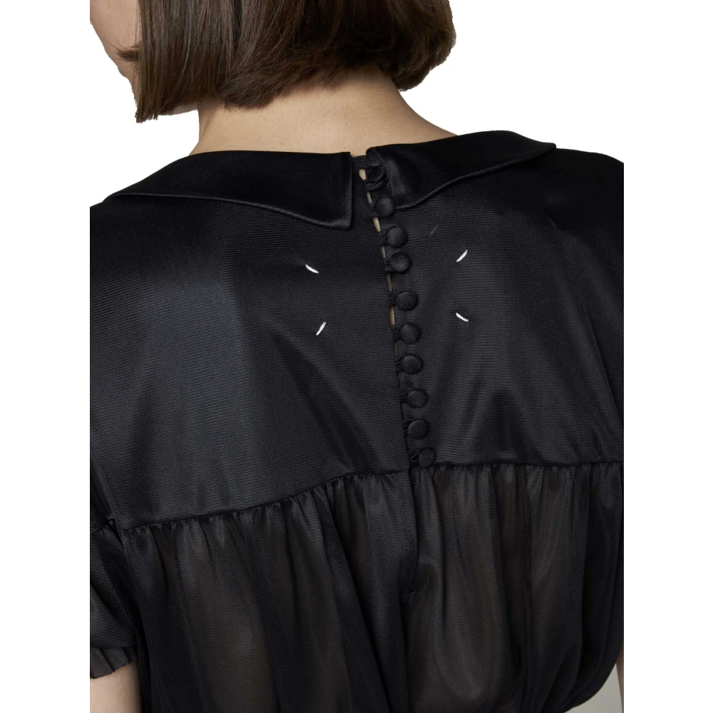 Maison Margiela Zwarte Jumpsuit Broek Black Dames