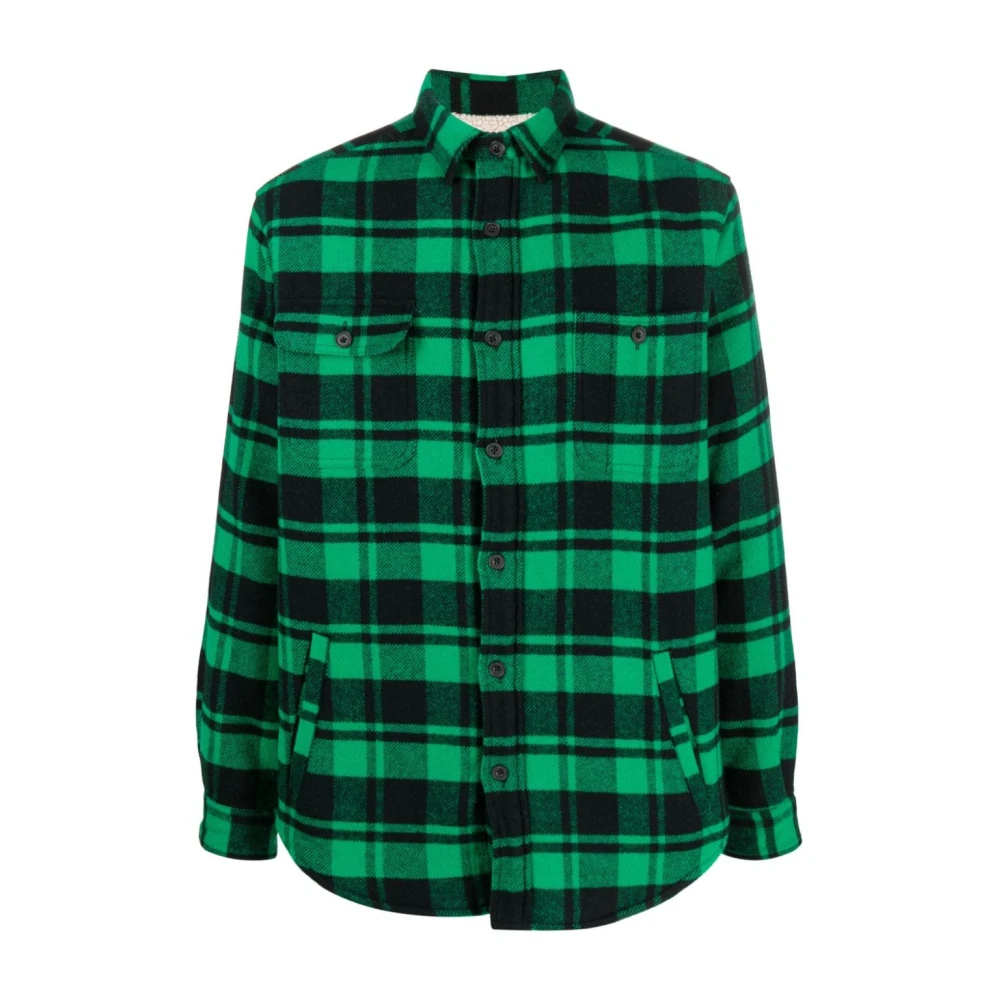 Polo Ralph Lauren Groen Geruite Flanellen Overhemd Green Heren