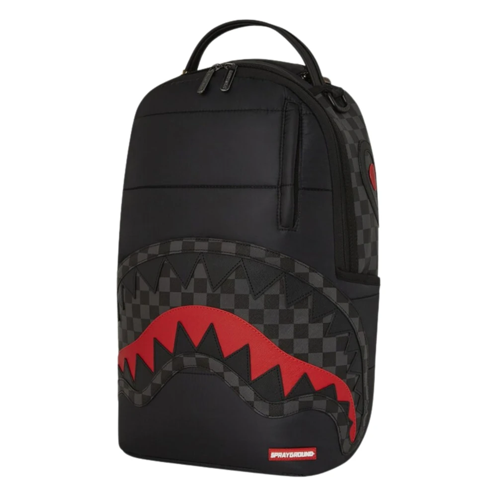 Sprayground Zwarte rugzak met meerdere compartimenten Black Heren