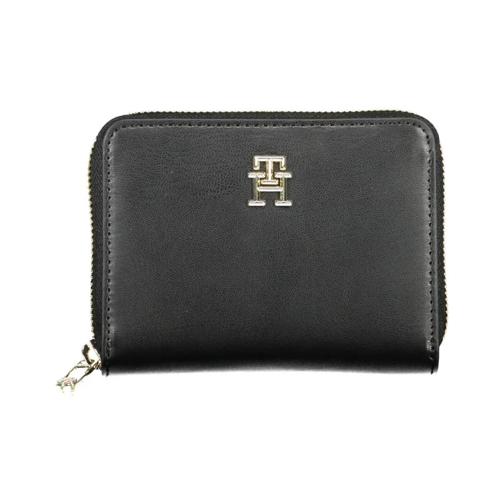 Tommy Hilfiger Women's Black Wallets & Cardholders, One Size, Wallet With 5 Compartments