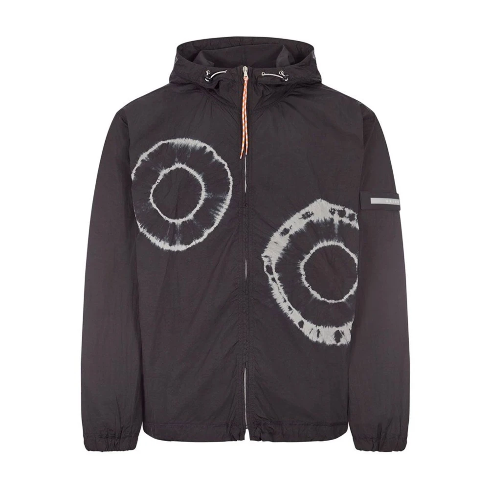 Aries Tie-Dye Windcheater Jack Black Heren