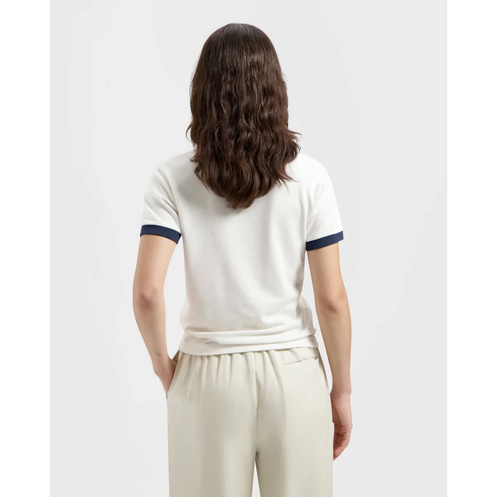 Olaf Hussein Handtekening Ringer Tee White Dames
