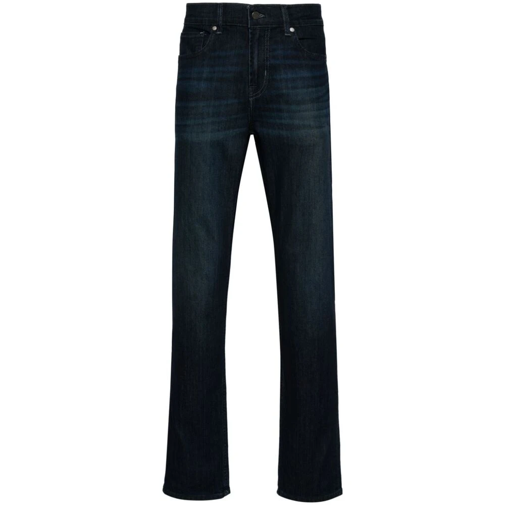 Blå Denim Tapered Leg Jeans