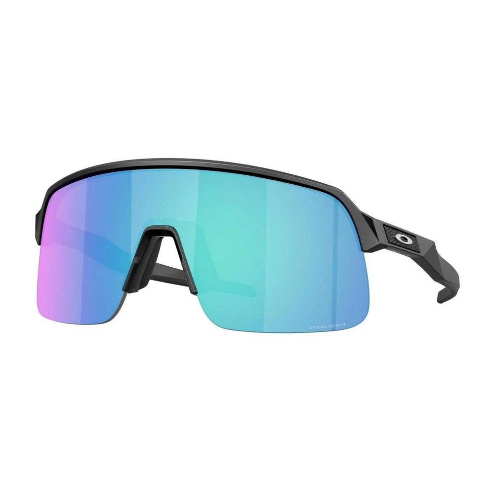 Oakley Men's Black Sunglasses, 34 Mm, Sporty Wraparound Sunglasses For Outdoor Activities