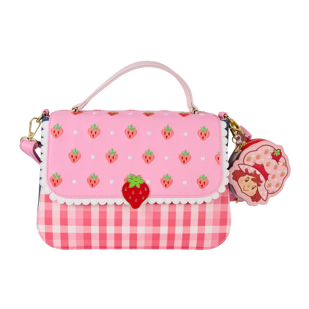 Loungefly Women's Pink Strawberry Shortcake Crossbody Bag