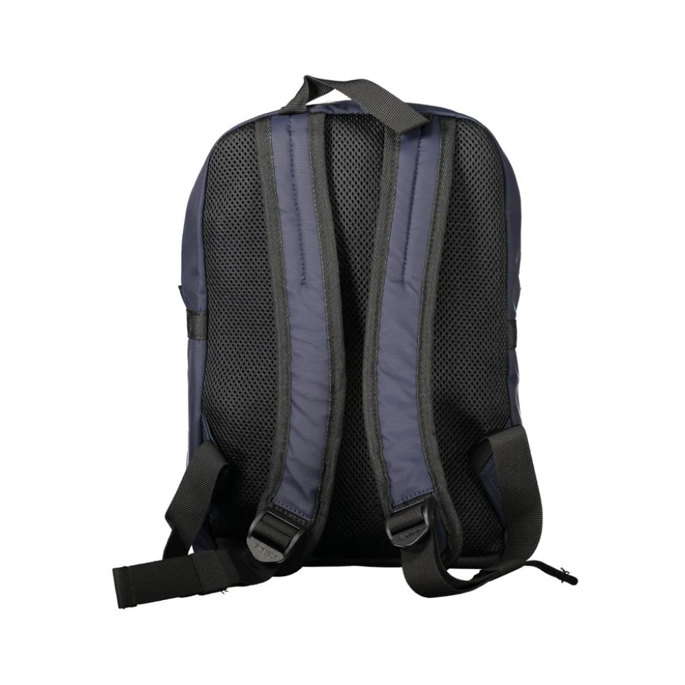 K-way Blauwe Nylon Rugzak Blue Heren