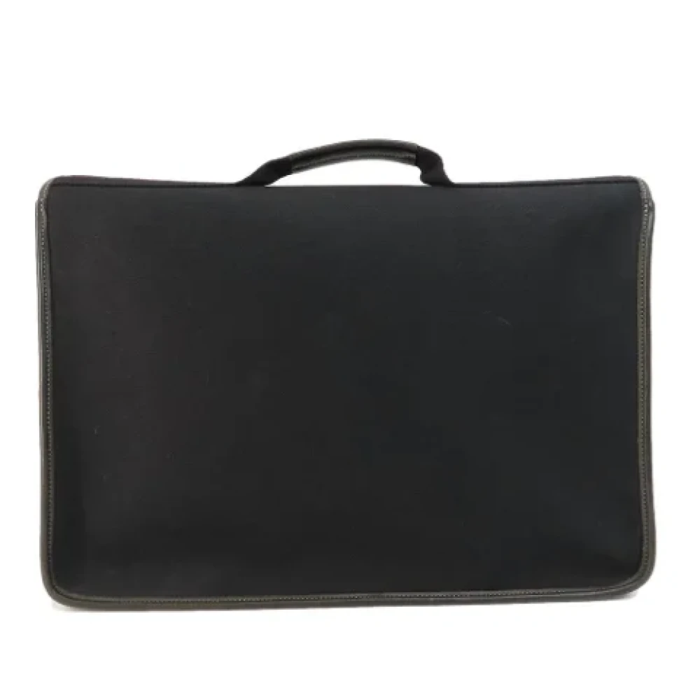 Hermès Vintage Pre-owned Leather handbags Black Dames