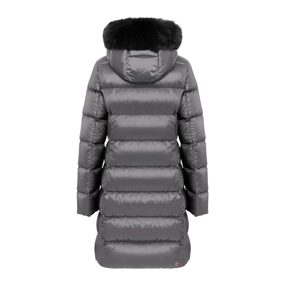 Colmar Grijze Winter Rits Hooded Donsjas Gray Dames
