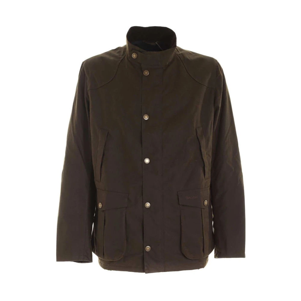 Barbour Groene Waterdichte Katoenen Jas Green Heren