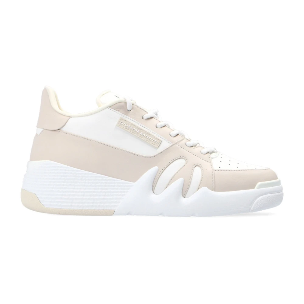 Giuseppe zanotti Witte Leren Sneakers voor Heren White Heren