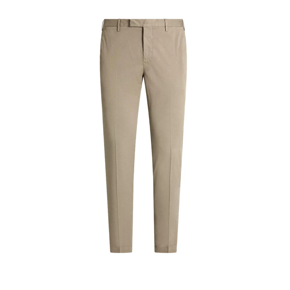 PT Torino Katoenen Heren Slim Fit Broek Gray Heren