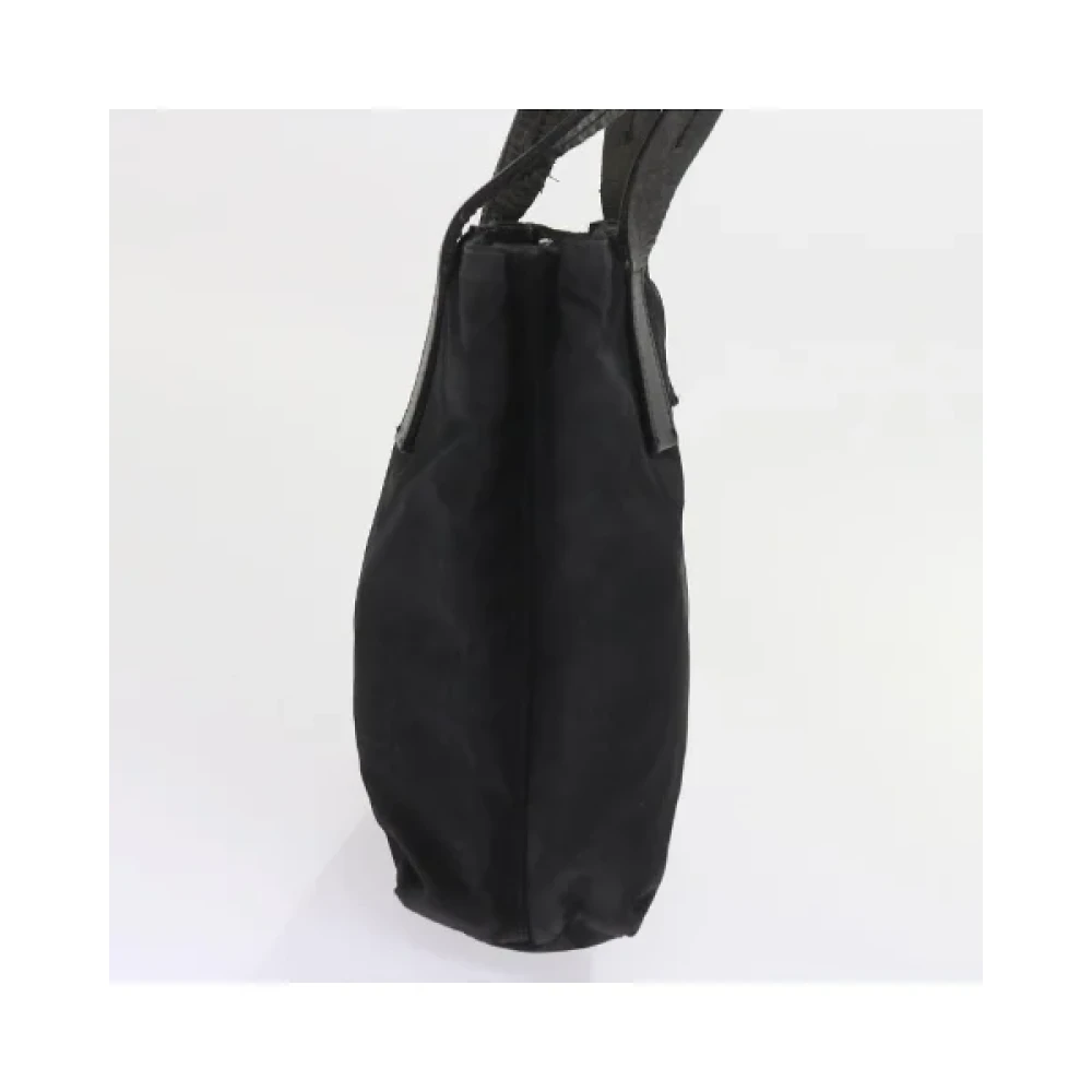 Prada Vintage Pre-owned Nylon handbags Black Dames