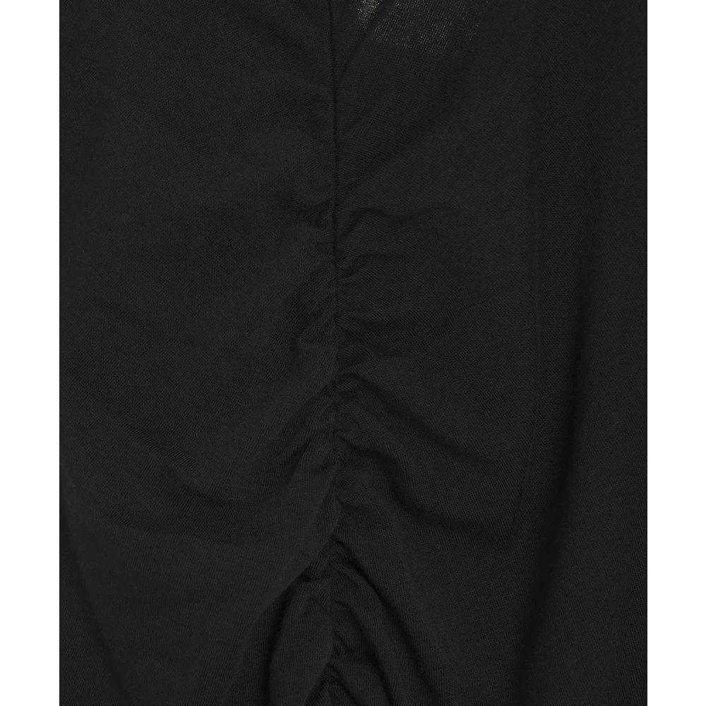 Thom Krom Hoge Taille Midi Rok Zwart Black Dames